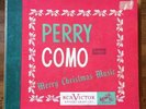 Perry Como Sings Merry Christmas Music RCA Victor Smart Set P-161 4 X 10