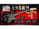 Rolling Stones Signed Guitar Start Me Up Custom Framed