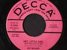 VIC WILDER: Hey, Little Girl / My Love For You 45 (dj) Rockabilly