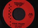 STEVE WILSON & BUSHMEN: Pretty Little Angel / When Will I Learn Not To Cry 45 (