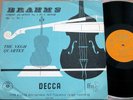 Brahms String Quartet #1:Vegh Quartet:Decca LXT 2710:Orig Orange/Gold:NM