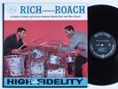 BUDDY RICH/MAX ROACH Rich Versus Roach MERCURY LP VG+ mono