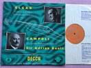 CAMPOLI & BOULT Elgar Violin ORIG Decca LXT 5014 UK-1950s LP NM-