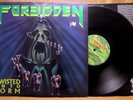 PROMO THRASH METAL LP: FORBIDDEN TWISTED INTO FORM 1990 Combat 88561-2014-1