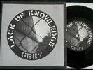 Lack Of Knowledge - Grey 7