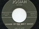 Rare Black Gospel 45- Clefs Of Faith- Power Of The Holy Ghost- Josiah # 40267-M-