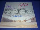 johnny cash willie nelson kris kristofferson waylon jennings orig. signed vinyl