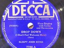 Sleepy John Estes- pre-war blues on Decca 7766 Drop Down