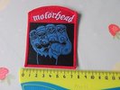 Original MOTORHEAD 1980's Lemmy Iron Fist Red Top Sew on Badge / Patch