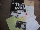 THE WHO LIVE AT LEEDS 1970 UK TRACK Complete all 12 inserts Poster EX+ NICE COPY