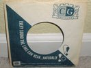 CG RECORDS Beverly Hills CA Original Early 1960s Company Sleeve 45 rpm NICE
