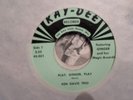 KAY-DEE 45 RECORD/KEN DAVIS TRIO/WHAT WOULD I DO WITHOUT DREAMSPLAY GINGER/EX+