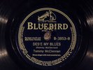 78 RPM -- Tommy McClennan, Bluebird 8853, EE+ / V+  Blues