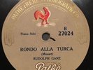 78rpm Rudolph Ganz ULTRA Rare Original PATHE 27024 NEAR MINT  Chopin - Mozart