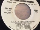 Mothers Of invention Weasels ripped Promo 45 Zappa Radio Spots VG+ Oop PRO 420