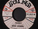 MIKE JOSEPH & GROUP: Sandy / King Of Wealth 45 rare Vocal Groups