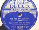 LEW STONE AND BAND w AL BOWLLY : THE RED MAPLE LEAVES DECCA F.6777 VV