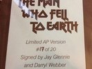 DAVID BOWIE The Man Who Fell To Earth 17/20 RARE edition book signed by authors