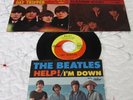 3 Beatles Vinyl 45s w/Picture Sleeves-We Can Work It Out;Yellow Submarine;Help