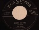 The Robins Ten Days In Jail Empty Bottles Rca Victor Doo Wop 50's R&b Soul 45
