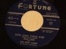 Don Lane And The Don Juans Ooh Those Eyes Fortune Rare Doo Wop 45 Collectible
