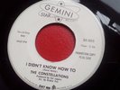 CONSTELLATIONS - I DIDN'T KNOW HOW TO - ORIGINAL GEMINI STAR 45 NORTHERN SOUL