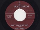 RITE Custom Rockabilly/Teen JERRY BANES Won't You Be My Baby PACE VG++ HEAR