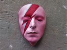 david bowie mask life face cast mask life size bust - Aladdin Sane
