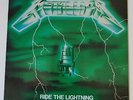 METALLICA Ride the lightning  (Vinyl 33T) - Rare  : pochette verte