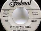 the COMPANIONS 45 Why oh why baby/I Didn't know FEDERAL doowop   Ws280