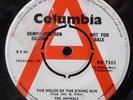 The Animals The House Of The Rising Sun  7” Demo Vinyl Columbia
