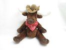 GANZ SINGING LONGHORN PLUSH STEER 
