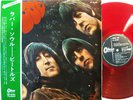 BEATLES RUBBER SOUL JAPAN ODEON 2nd ISSUE RED WAX LP OBI OP-8156
