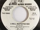 THE KINKS A WELL RESPECTED MAN / SET ME FREE PROMO  (7
