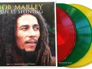 BOB MARLEY LP x 3 Sun Is Shining RED YELLOW GREEN Vinyl Triple Album Gatefold PS