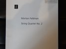 Morton Feldman String Quartet Nr. 2 Universal édition UE 17650 score