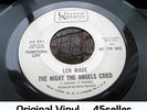 ? LEN WADE promo 'The Night The Angels Cried' VG+ COVER Northern Soul 45 HEAR