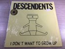 LP SST 143 Descendents ?– I Don't Want To Grow Up RED RARE US VINYL PROMO SHEET