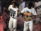andrew ridgeley george michael WHAM on stage 1980's signed 12x8 photo PROOF