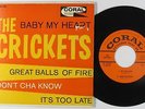 Buddy Holly Picture Sleeve EP - Crickets - Baby My Heart - Coral EC 81192 - VG+