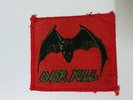 USED Overkill under the influence vintage music patch metal hardrock USED RARE