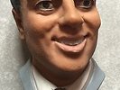 Ancienne TETE BUSTE ENRICO MACIAS Starfans 60's Hauteur 17cm