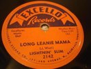BLUES LIGHTNIN' SLIM Long Leanie Mama / My Starter Won't Work EXCELLO 2142 VG+