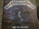 METALLICA RIDE THE LIGHTENING LP VINYL 1984 MEGAFORCE MRI 769 ORIGINAL **NICE**