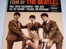 BEATLES EP 45 FOUR BY THE BEATLES PS 60'S British Garage Rock Pop   VG-/VG-