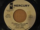 LESLEY GORE 45RPM I WON'T LOVE YOU ANYMORE (SORRY) / NO MATTER WHAT YOU DO