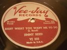 BLUES JIMMY REED Baby What You Want Me to Do VJ 333 E-/E+ LATE 78 1959