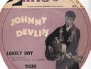 Johnny Devlin  Rare Cardboard  Big Hunk Of Love I Gotta Be True Lonely Boy Tiger