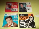 ELVIS PRESLEY 4 EP 45 TOURS KING CREOLE+LE RETOUR D ELVIS 1 & 2+ALL SHOOK UP