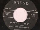 CHUCK CORBY & CHANCES: Happy Go Lucky / Man Loves Two 45 Soul